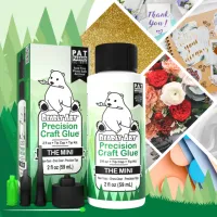 Bearly Art Precision Craft Glue - THE MINI 2 fl oz + Tip Kit (PCG02E)